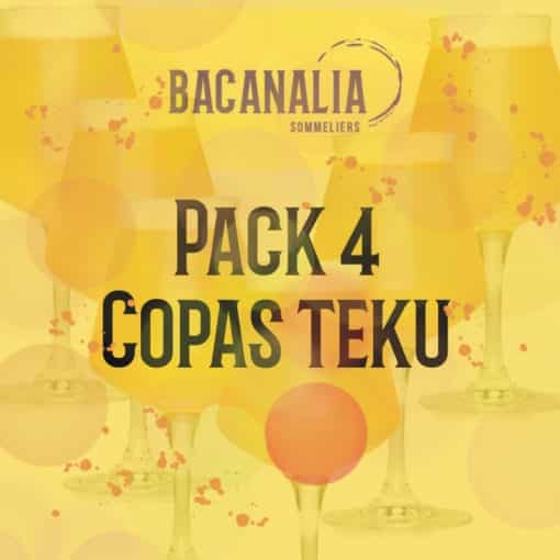 Pack 4 copas Teku